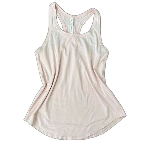 lululemon racerback pink tank top athletic yoga - Picture 1 of 7